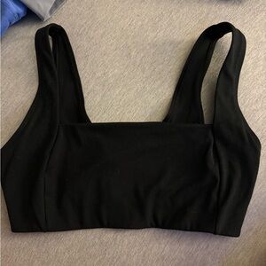 Pink Active Black Sports Bra